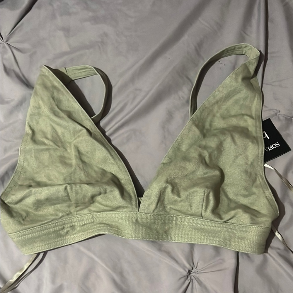 Sofia Richi x Bar III Olive Bralette